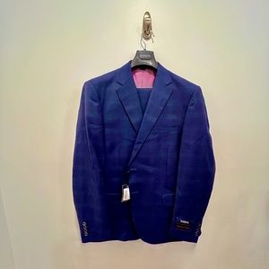 Zanetti 2pc Porto Slim Fit Wool Suit